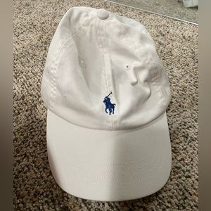 White polo hat one size